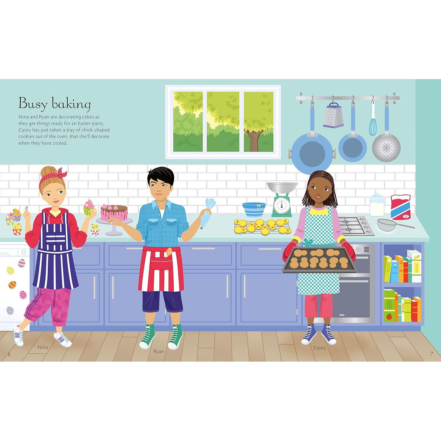 Sticker Dolly Dressing Easter