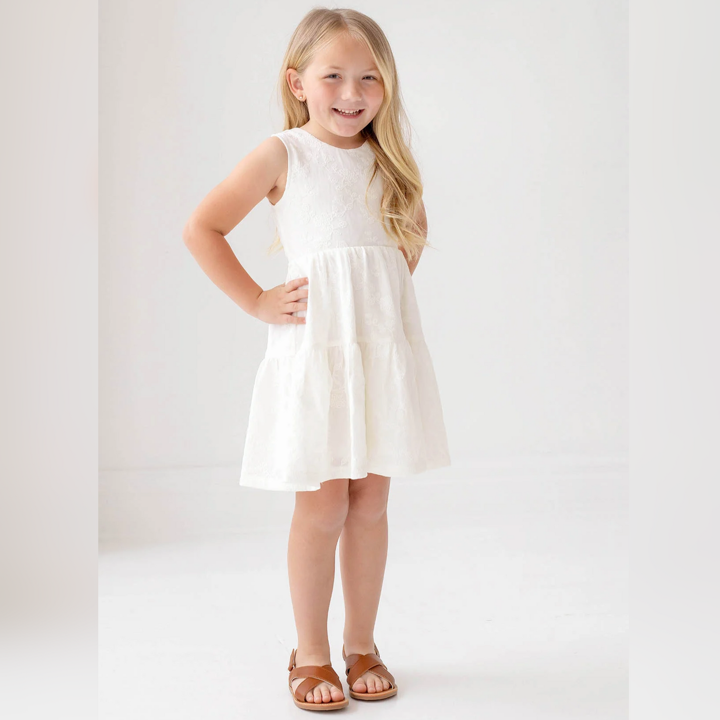 Cotton Cloud Dress with Bows