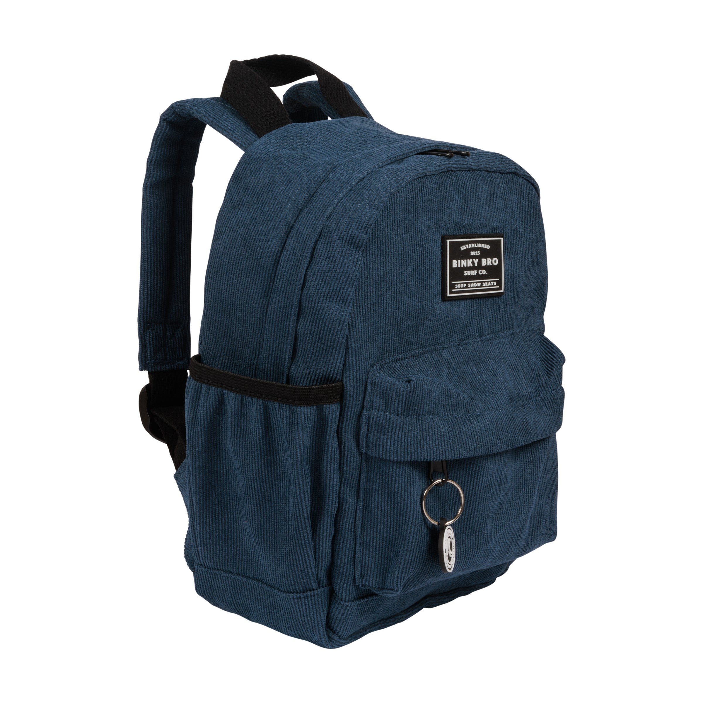 Navy Cord Mini Backpack
