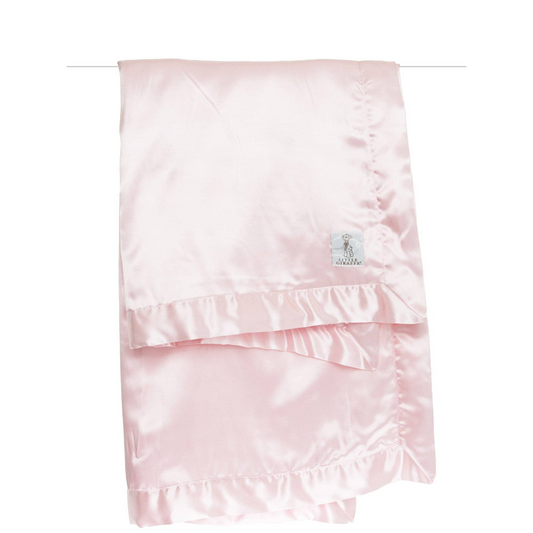 Pink Chenille Satin™ Baby Blanket