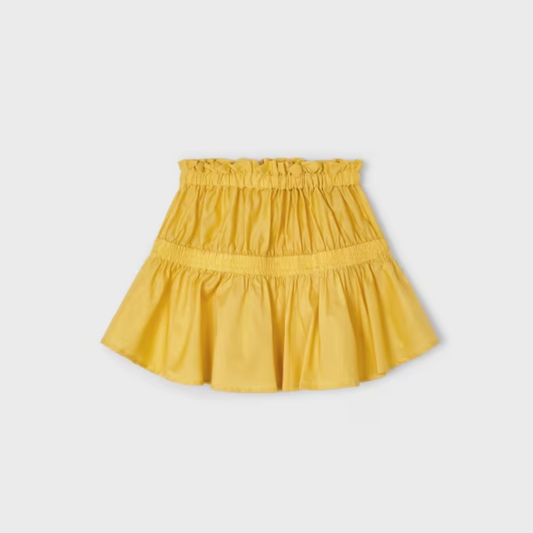 Yellow Tiered Skirt