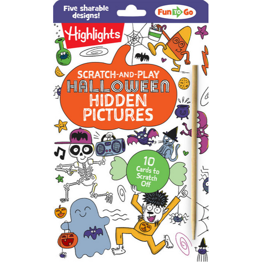 Halloween Hidden Pictures Scratch and Play