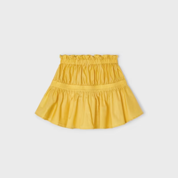 Yellow Tiered Skirt