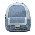 Mini Denim Backpack Purse