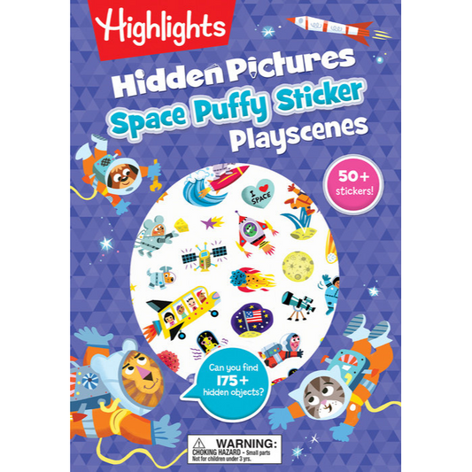 Hidden Pictures Space Puffy Stickers