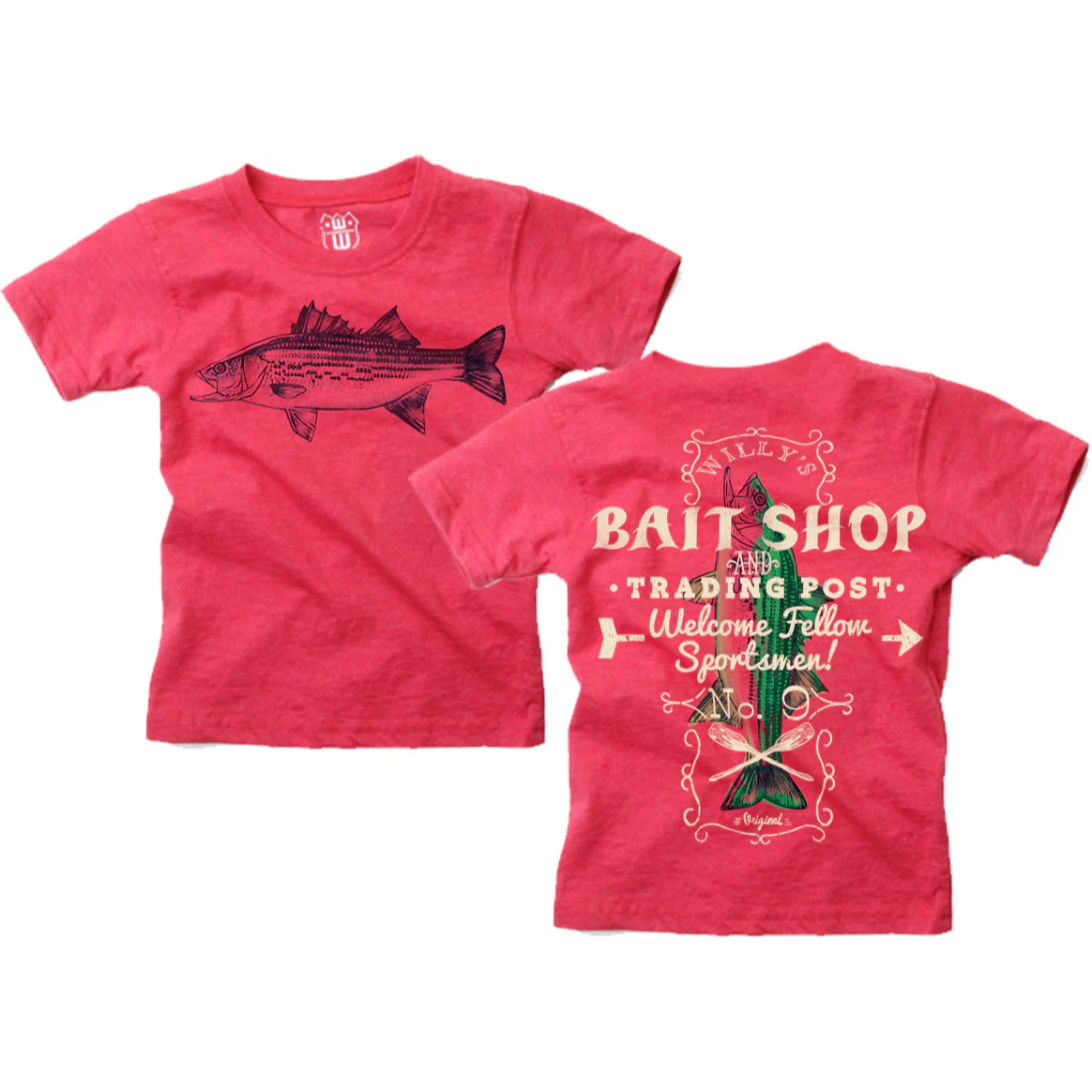 Bait Fly Red Organic Cotton Tee