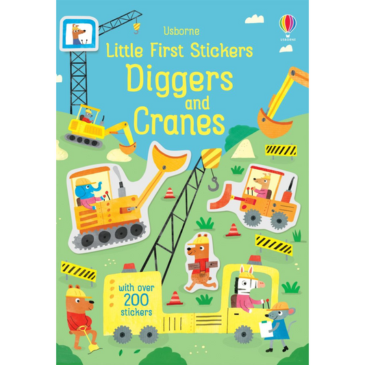 First Sticker Book, Diggers and Cranes