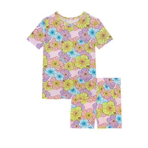Kourtney Short Sleeve Shorts Pajama