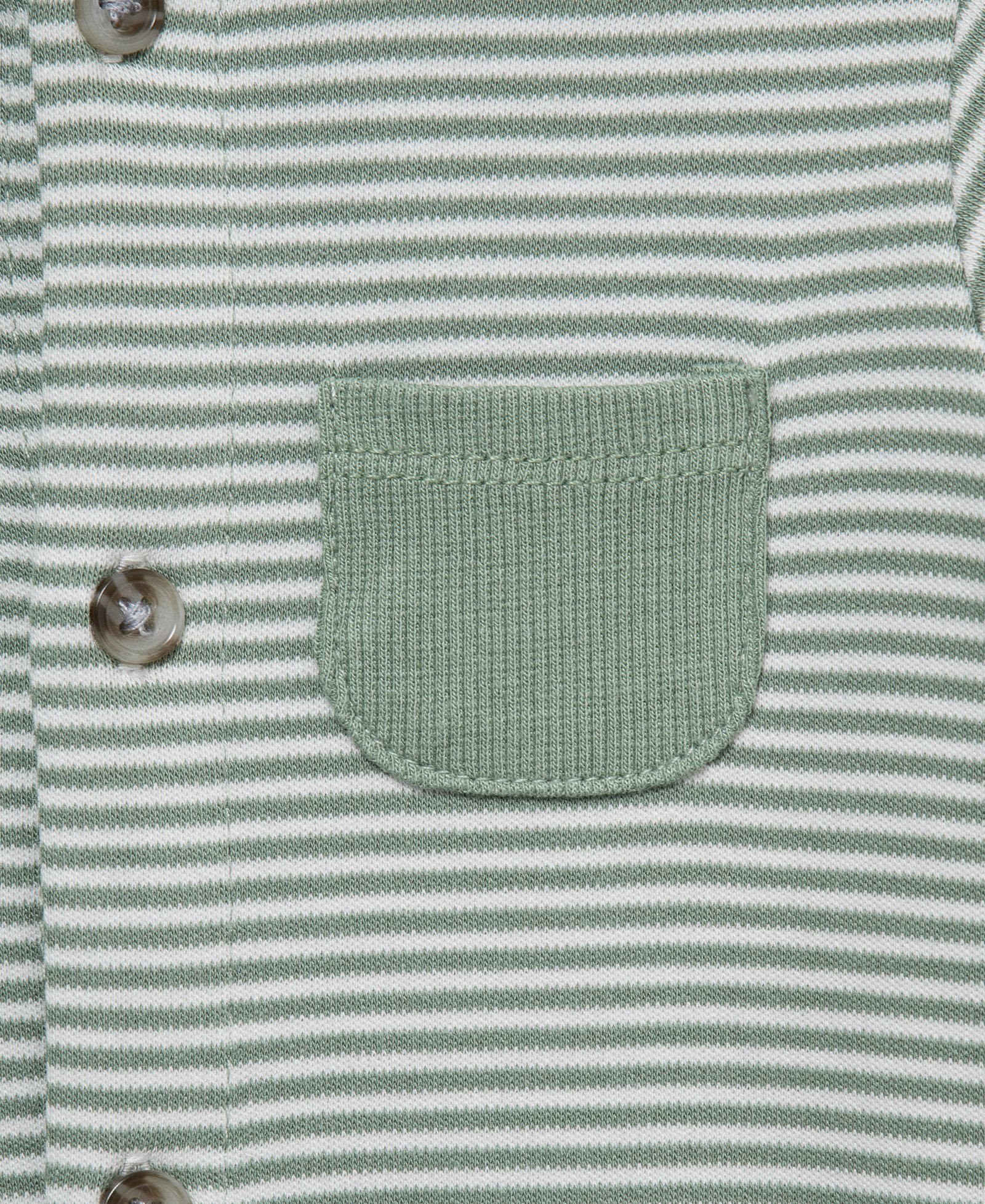Green Striped Coverall & Hat