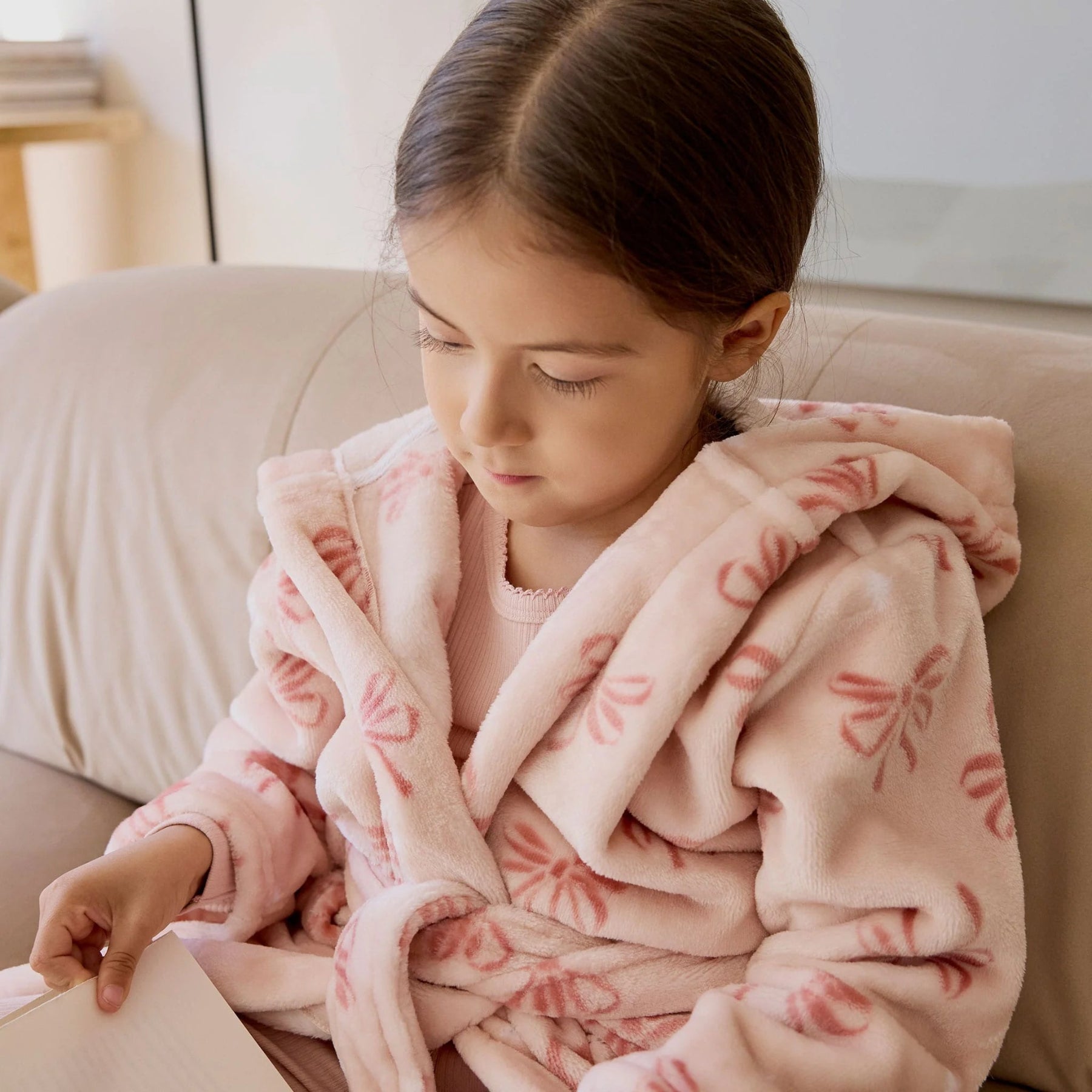 Bows Knit Robe