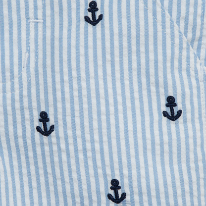 Anchor Seersucker Shorts (Toddler)