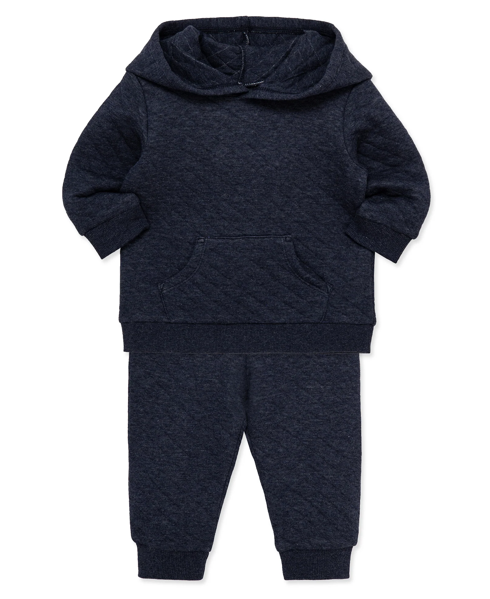 Diamond Hooded Sweatshirt Set