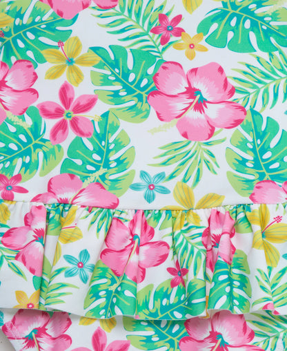 Tropical Rash Guard Swimsuit (Toddler)