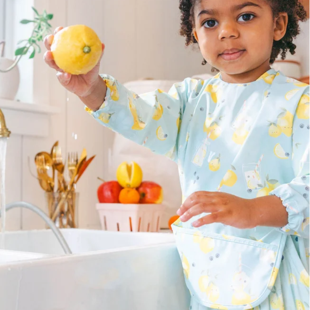Lemon Squeezy Long Sleeve Bib