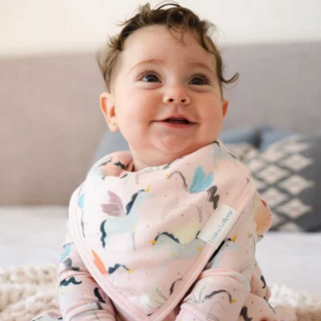 Unicorn Ballet Bandana Bib Set 2 Pack