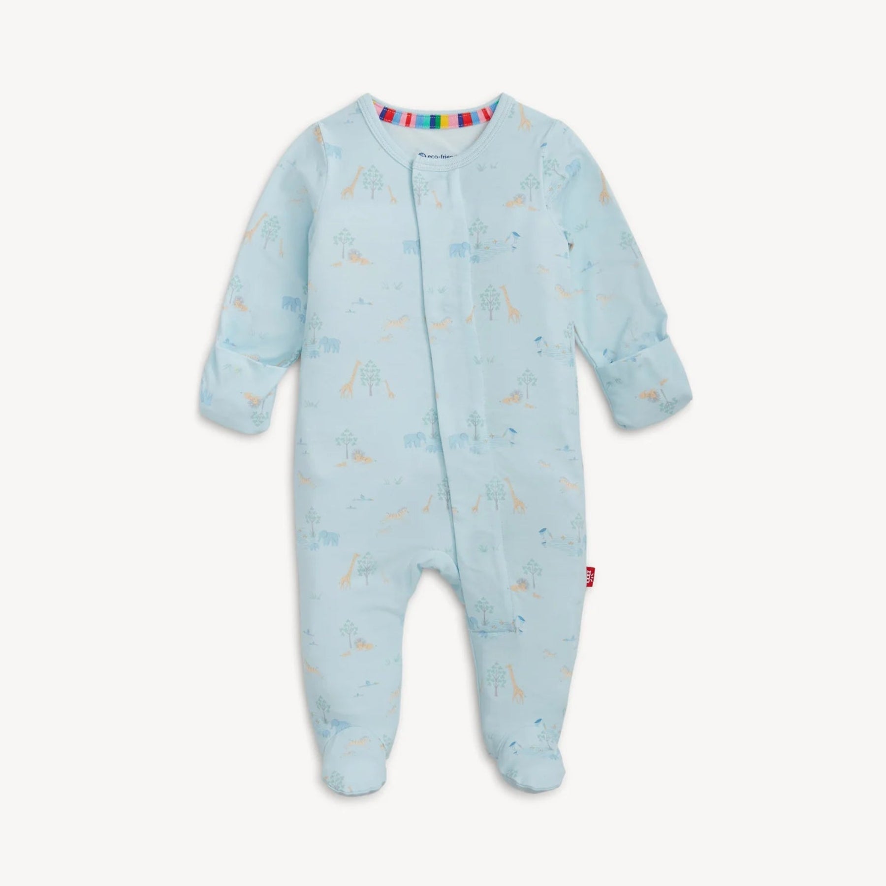 Serene Safari Blue Modal Footie