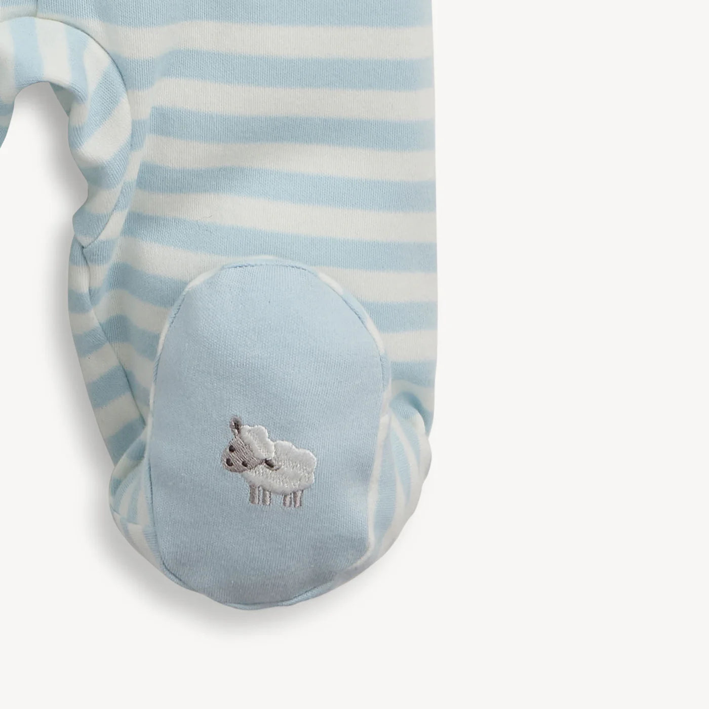 Blue Stripe Organic Cotton Kimono