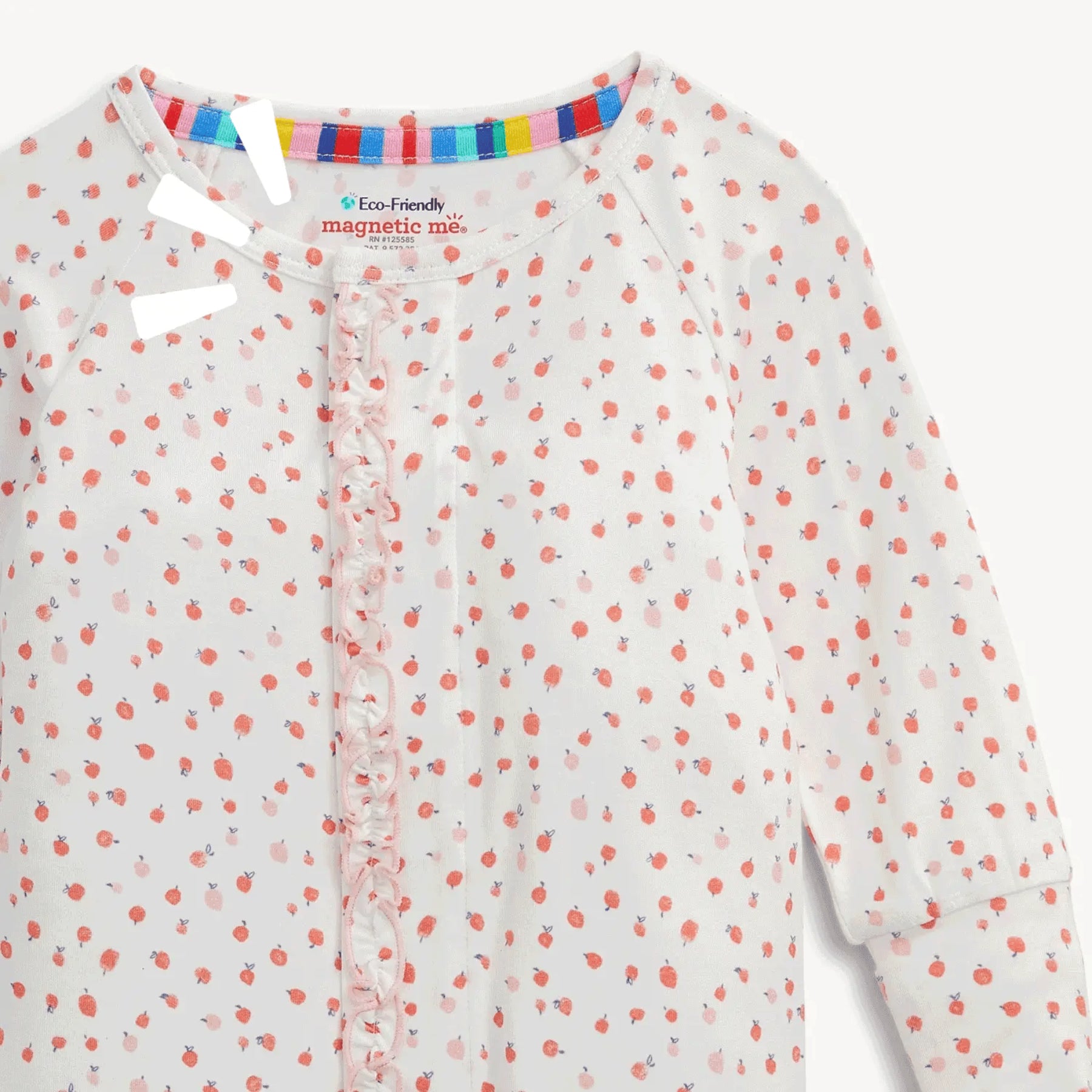 Apple Blossom Modal Ruffle Convertible Coverall