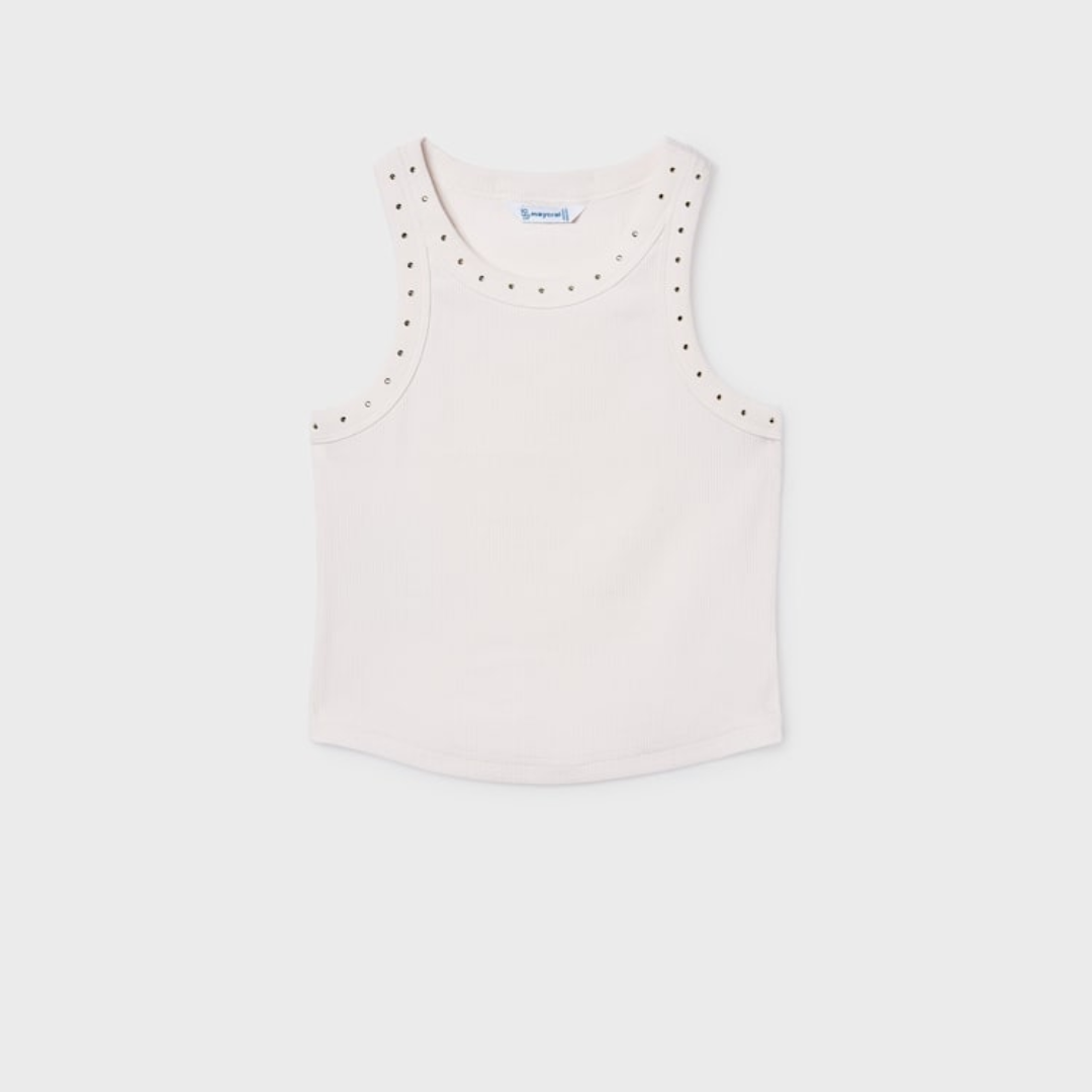 Bone Embellished Tank