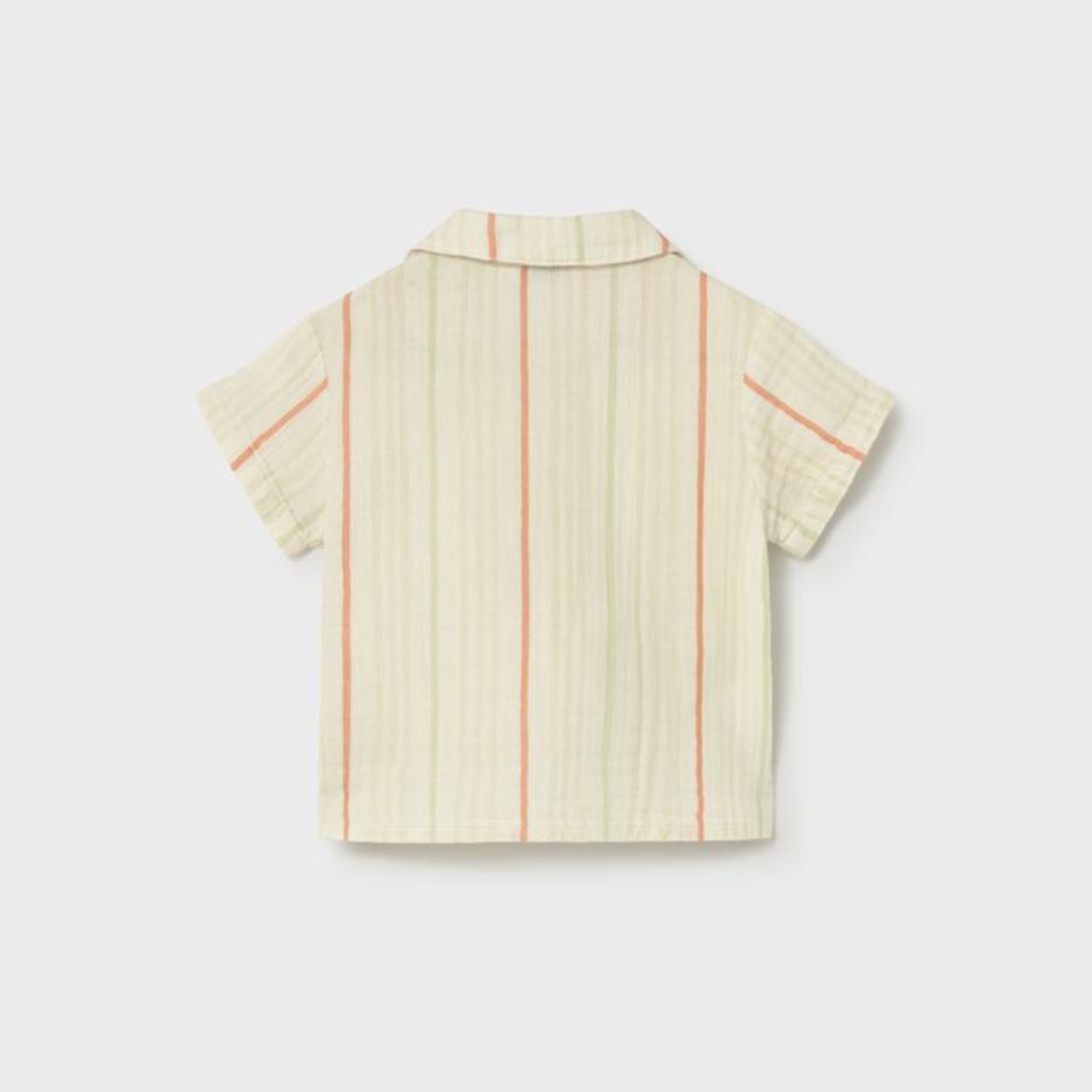 Matcha Striped Button Up