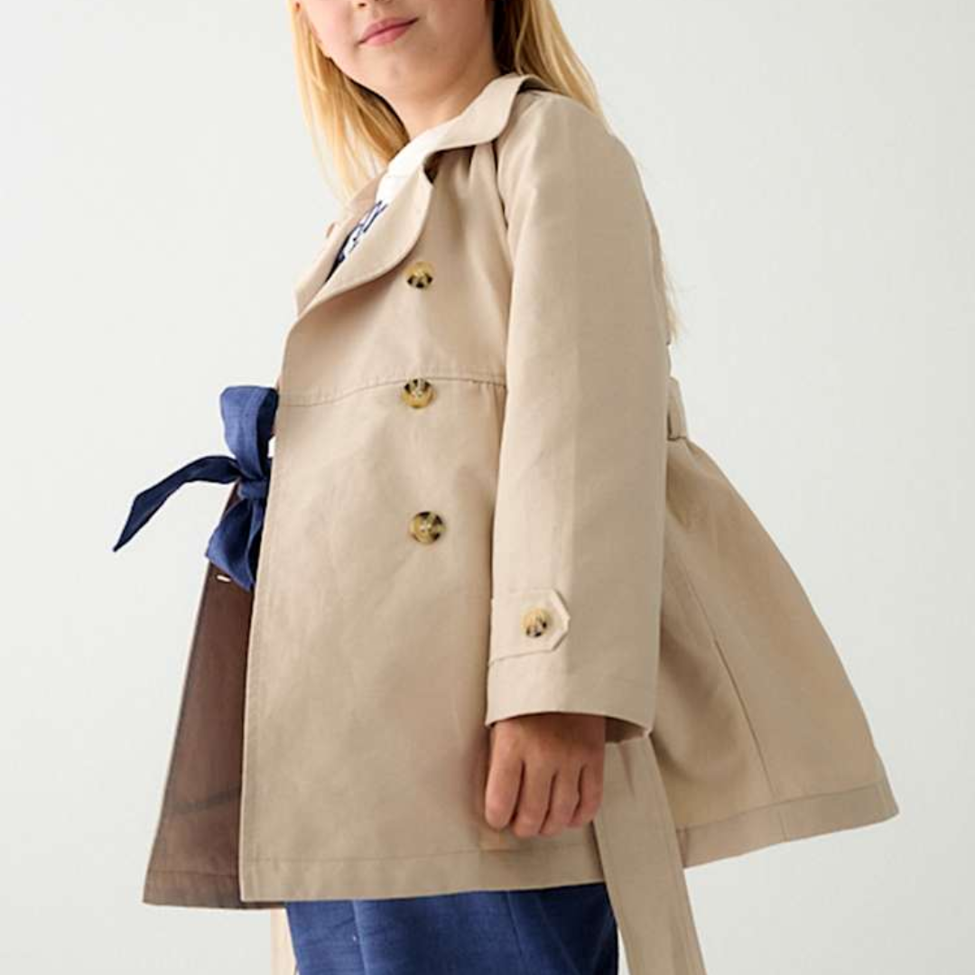 Tan Belted Trench Coat