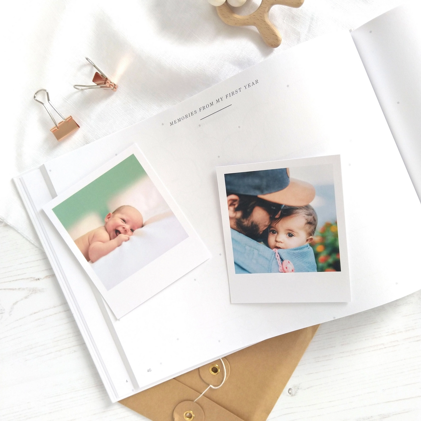 Safari Baby Memory Book