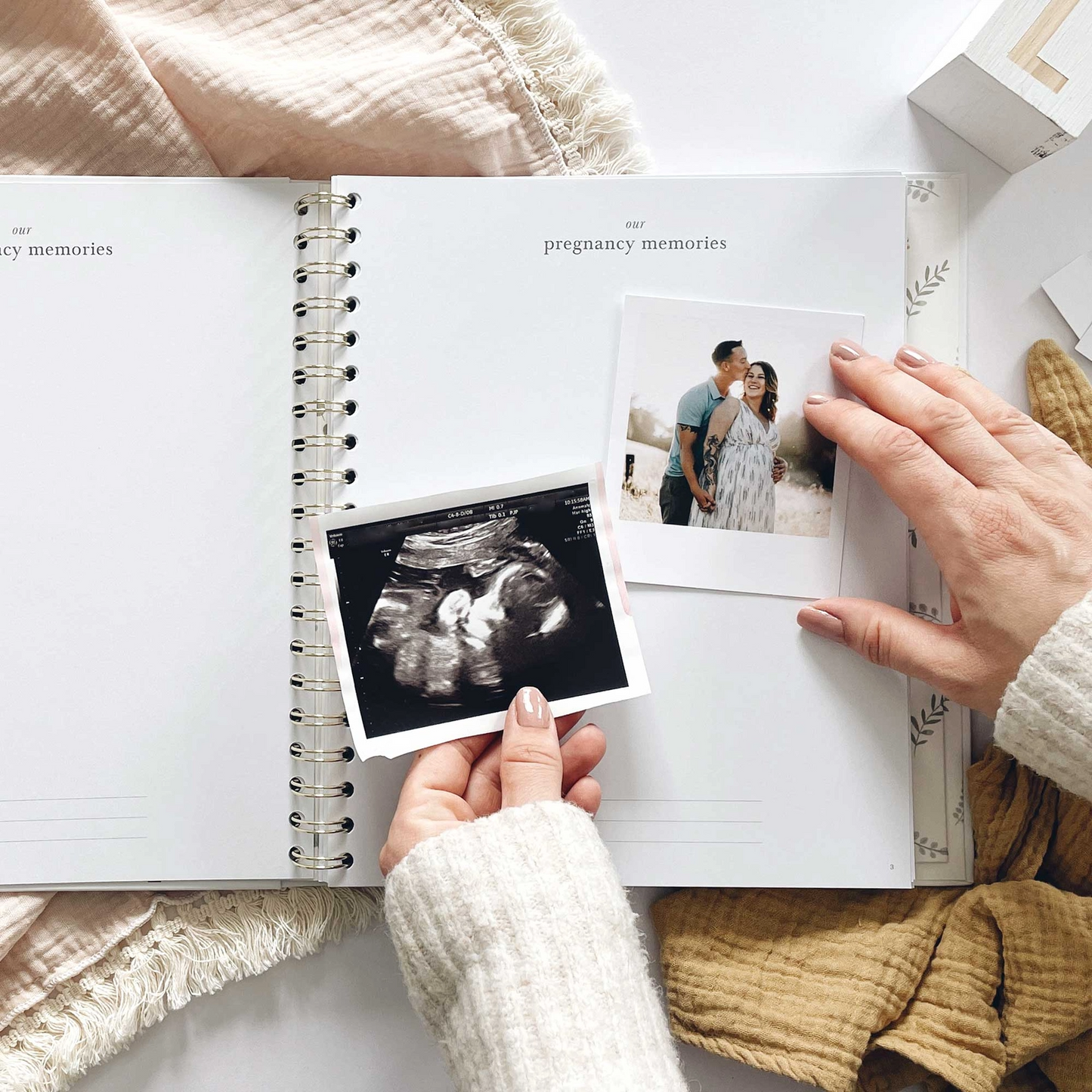 Animal-Themed Luxury Keepsake Baby Memory Book