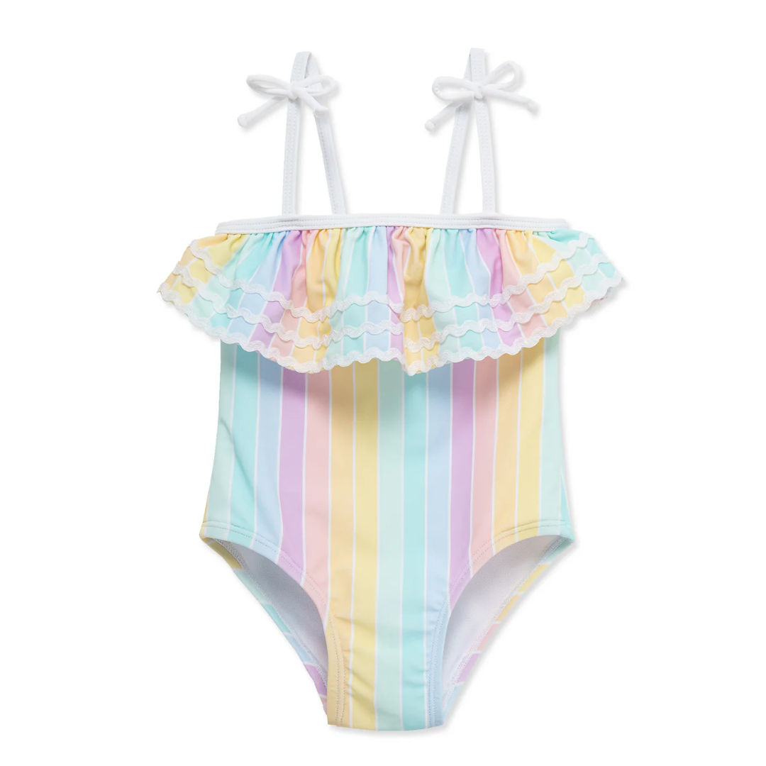 Candy Stripe Baby Swimsuit