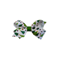 Christmas Tree Mini Organza Grosgrain Bow