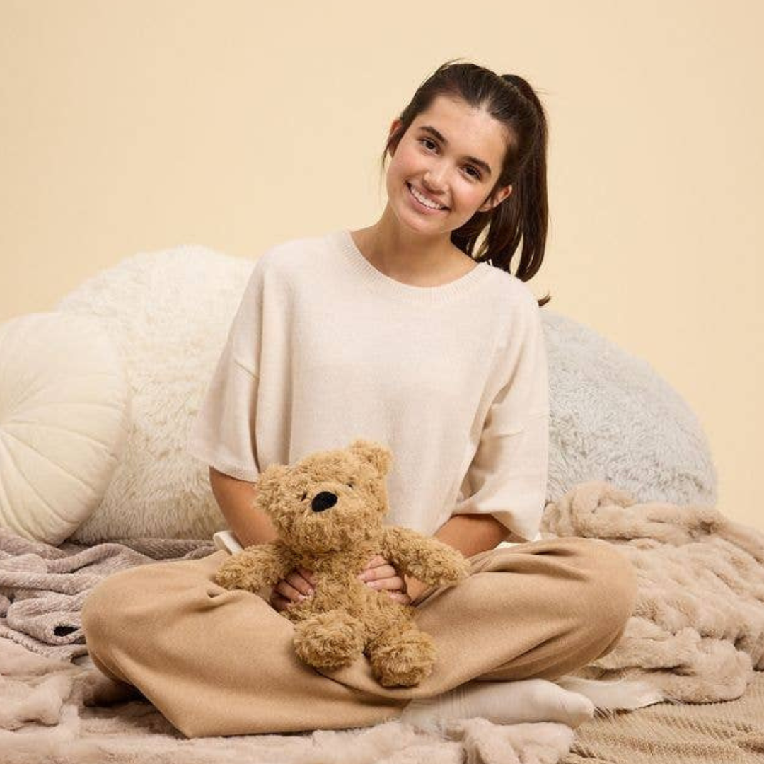 Brown Curly Bear Warmies