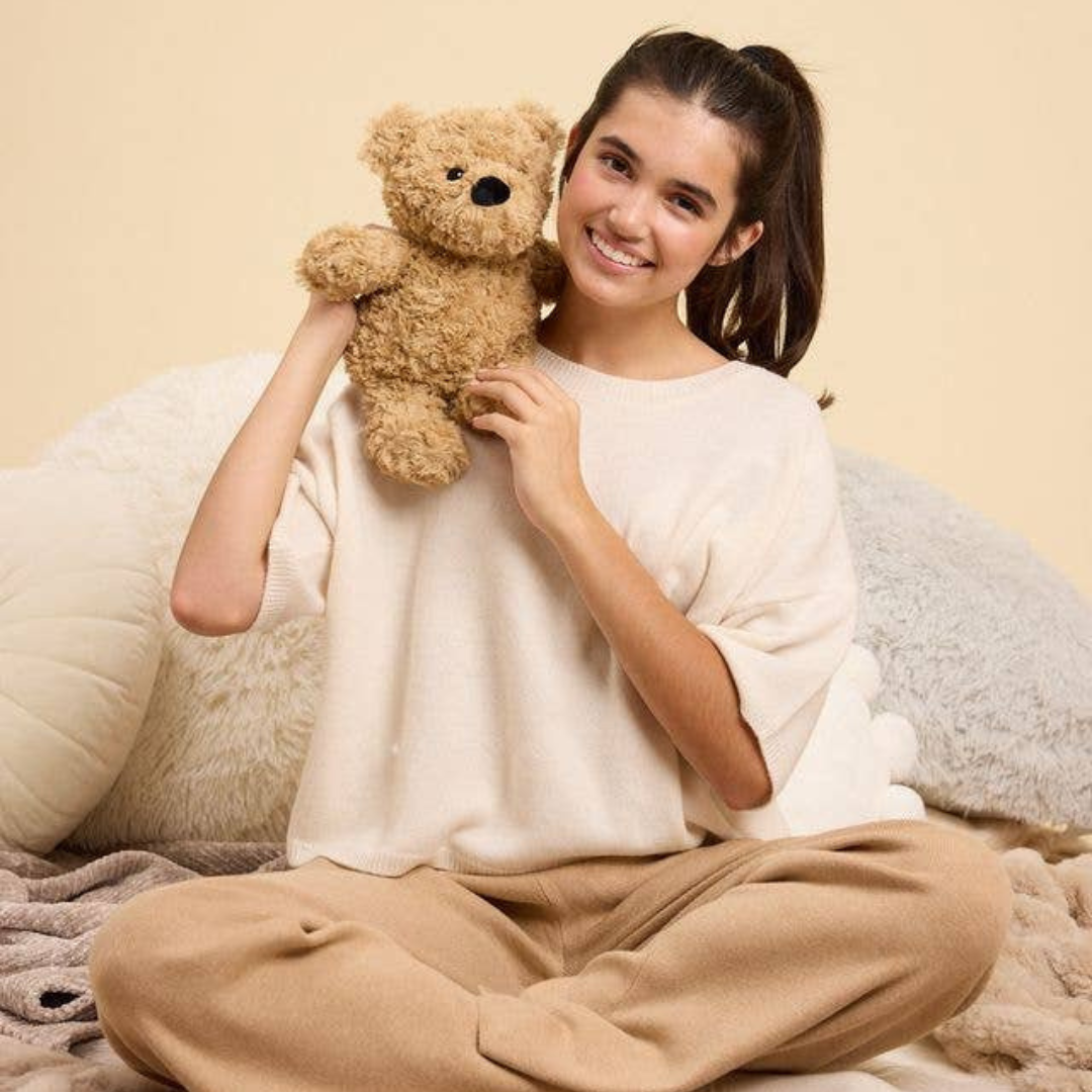 Brown Curly Bear Warmies