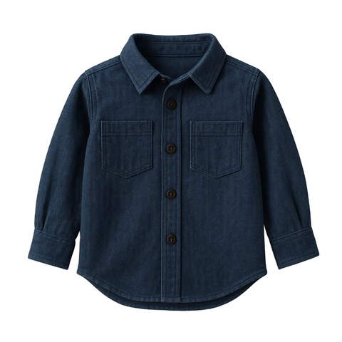 Hayes Chambray Long Sleeve Collared Shirt