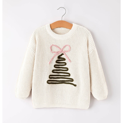 Winter Christmas Girls Pullover Sweater