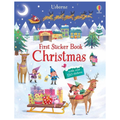 First Sticker Book Christmas : Usborne