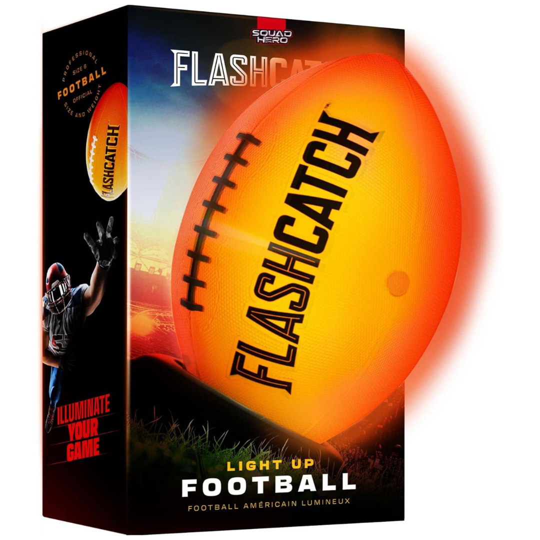 Light Up Football - Glow in the Dark Ball - NO 6