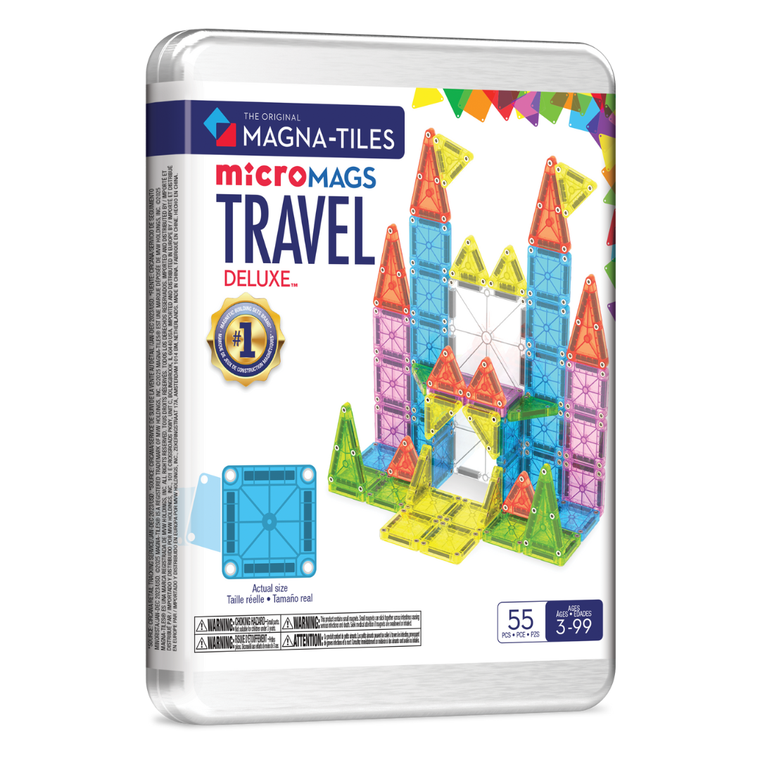 Magna-Tiles Travel Set Deluxe 55-Piece Set