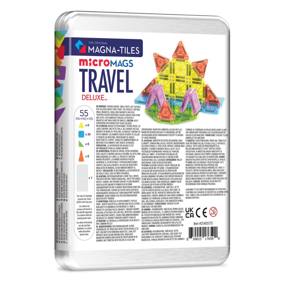 Magna-Tiles Travel Set Deluxe 55-Piece Set