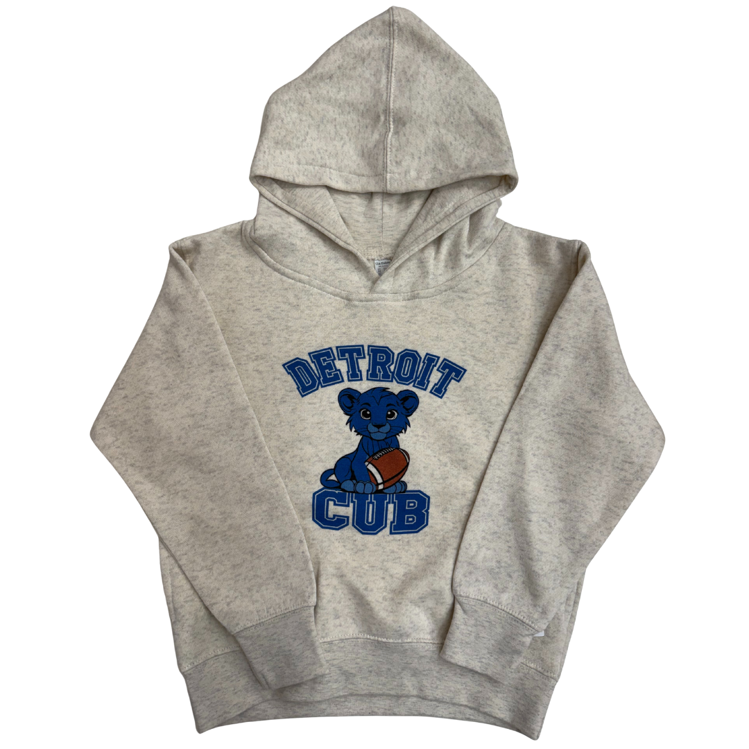 Detroit Cub Football Ivory Hoodie