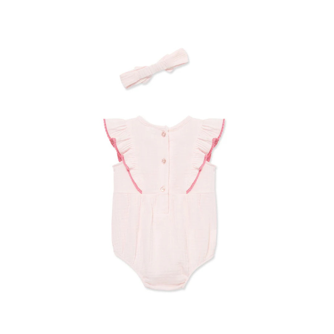 Pink Tiny Flowers Bubble