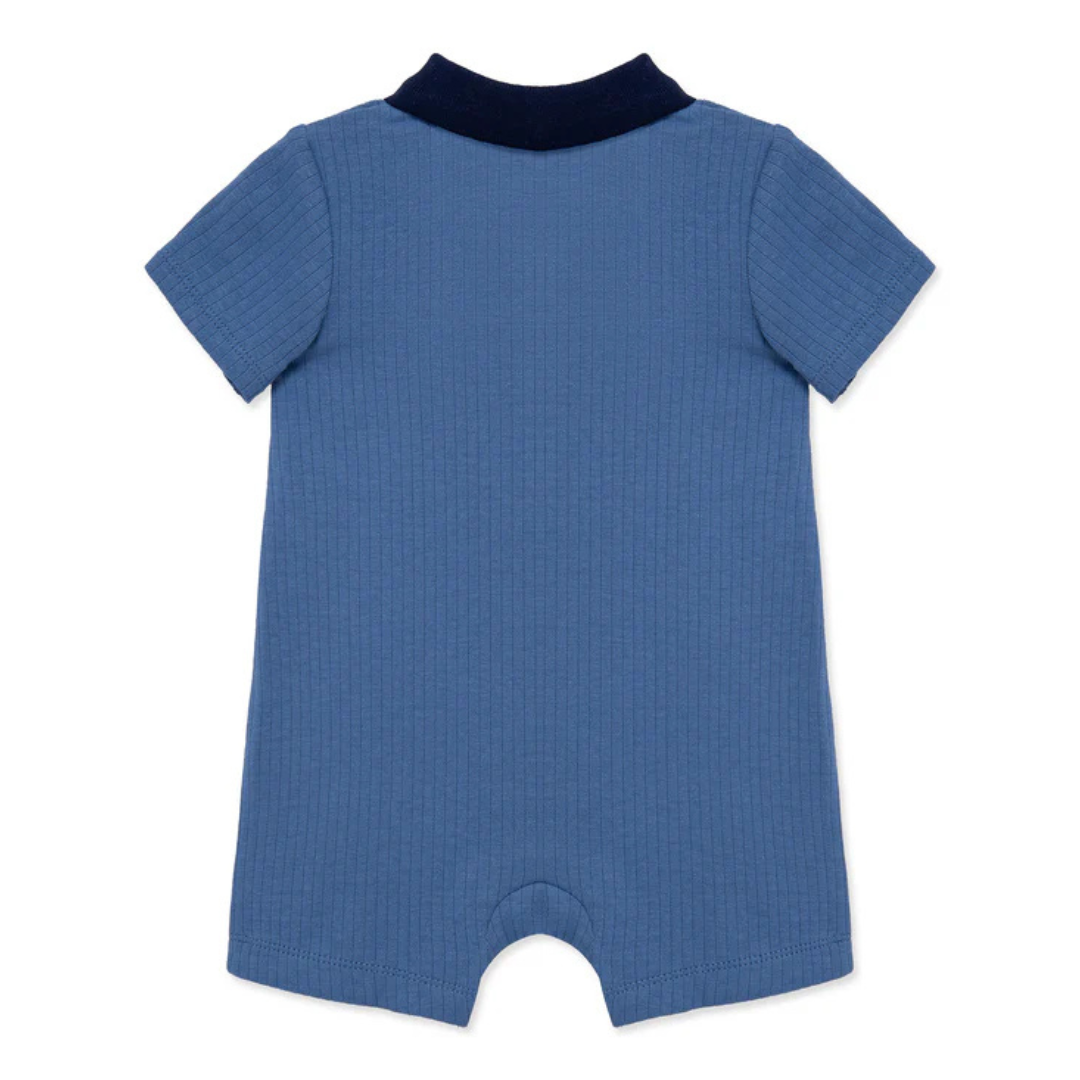 Blue Polo Romper
