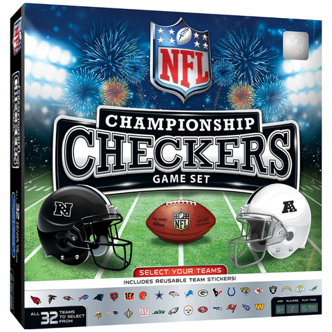 NFL - League Checkers Board Game