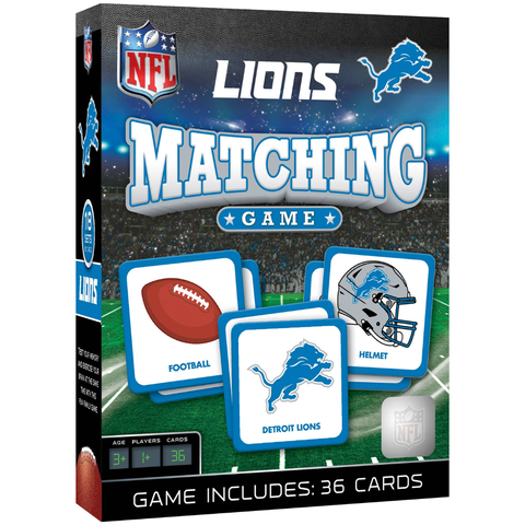 Detroit Lions Matching Game