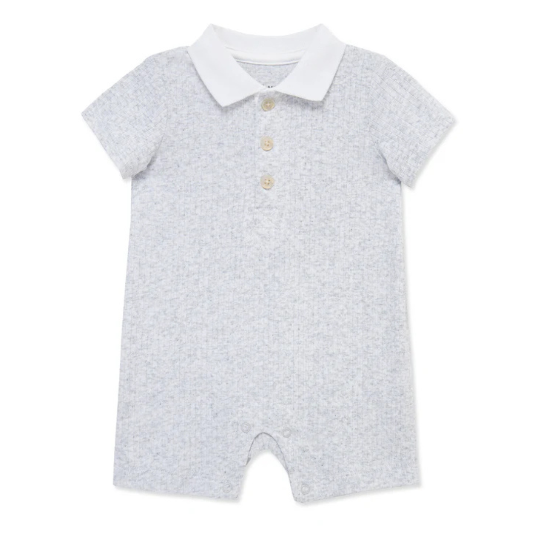 Grey Polo Romper