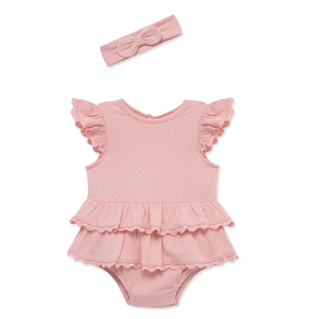 Candy Lace Bubble with Headband