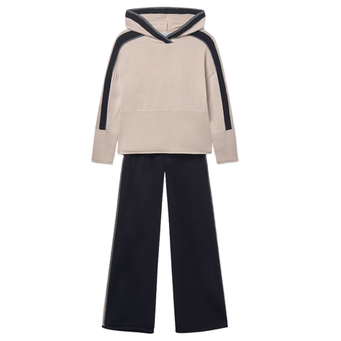 Knit Cream Urban Sweater Set
