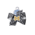 Michigan Color Block Print Bow