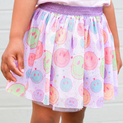 Smiley Face Mermaid Splash Tutu