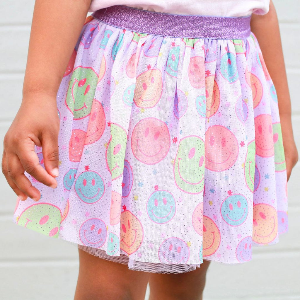 Smiley Face Mermaid Splash Tutu