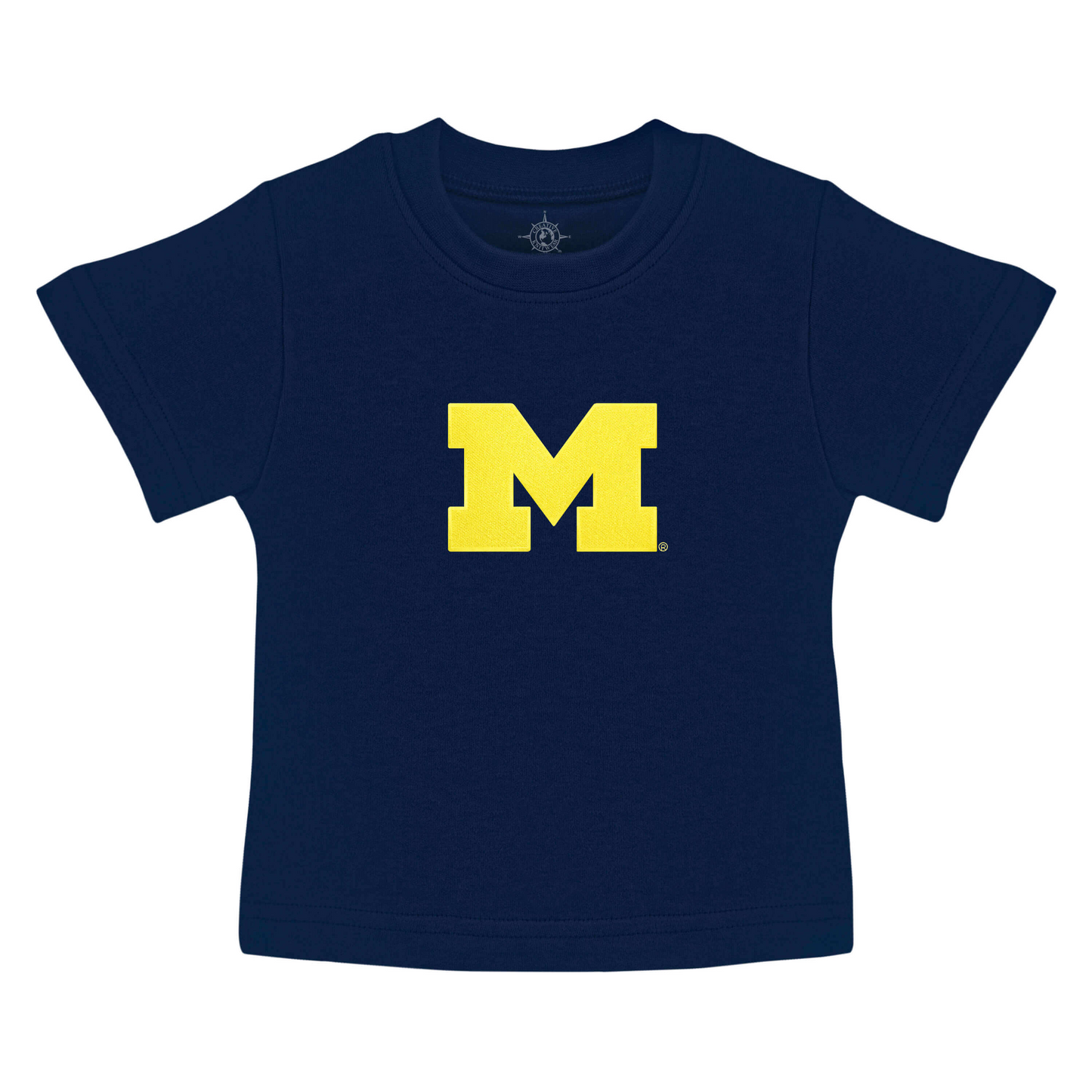 Navy Block M Michigan Tee