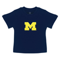 Navy Block M Michigan Tee